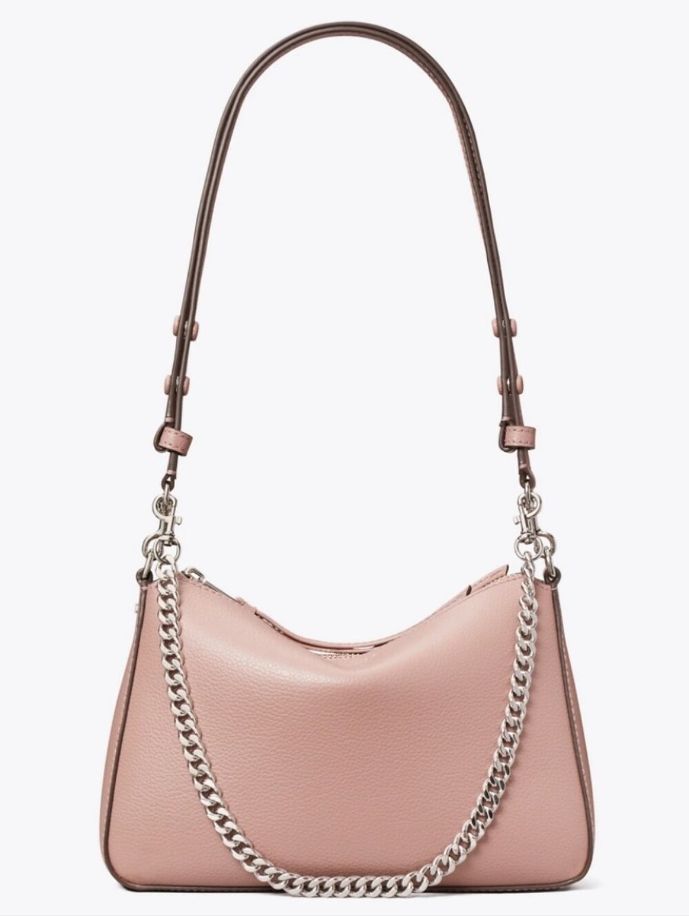 Tory Burch Small Perry Shoulder Bag in Light Mauve, Style: 177245 - Picture 2 of 11